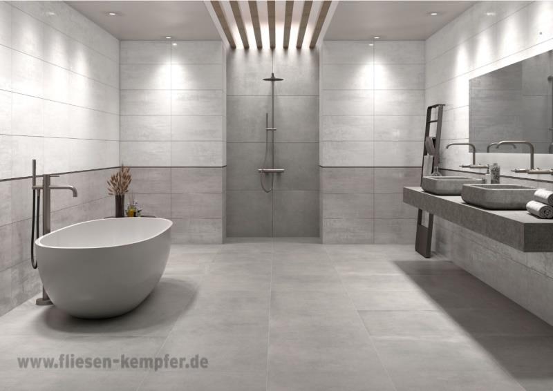 Wandfliese Cortone silber perlmutt 30 x 60 cm