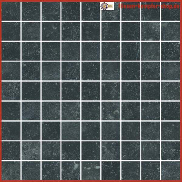 Mosaik Bolvar schwarz 3.3x3.3, 30x30 cm