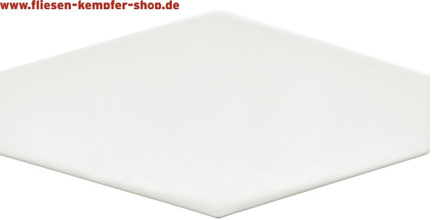 Wandfliese Wien blanco glänzend 10x20 cm, Retro / Vintage