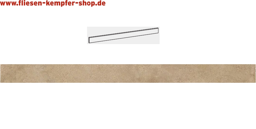Sockel Milano amber 7,5x60 cm