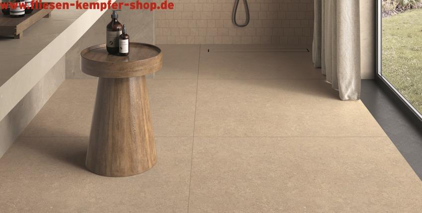 Fliese Limes beige 100x100 cm, Bodenfliese / Wandfliese