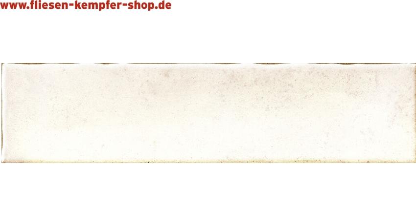 Wandfliese Kalume ivory glänzend 5x25 cm, Retro / Vintage