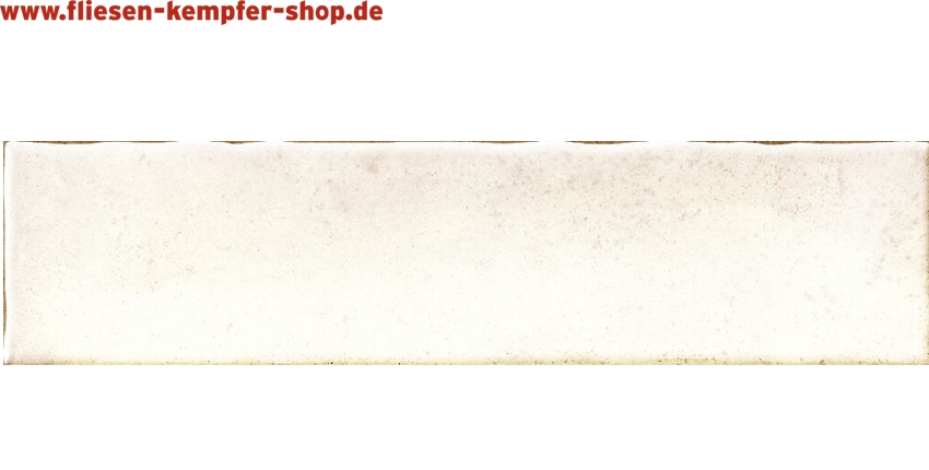 Wandfliese Kalume ivory glänzend 5x25 cm, Retro / Vintage