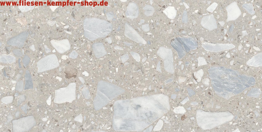 Fliese Margaux Bold grau matt 120x280 cm, Bodenfliese / Wandfliese, XXL