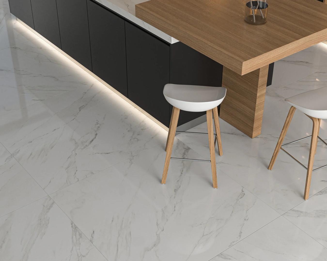 Fliese Star Snow poliert 120 x 120 cm