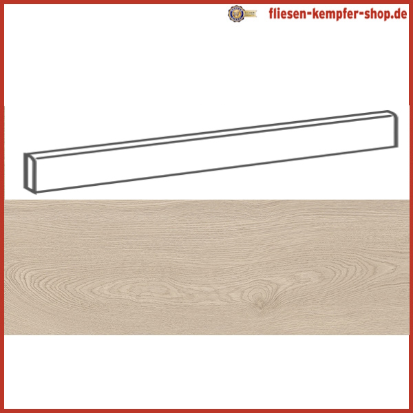 Sockel Unity Birke natur 4,6x120 cm, Fußleiste