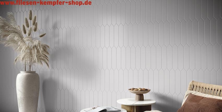Wandfliese Time taupe Picket 6,5x33,2 cm, Retro / Vintage