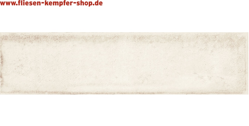 Wandfliese Alchimira ivory uni glänzend 7,5x30 cm, Retro / Vintage