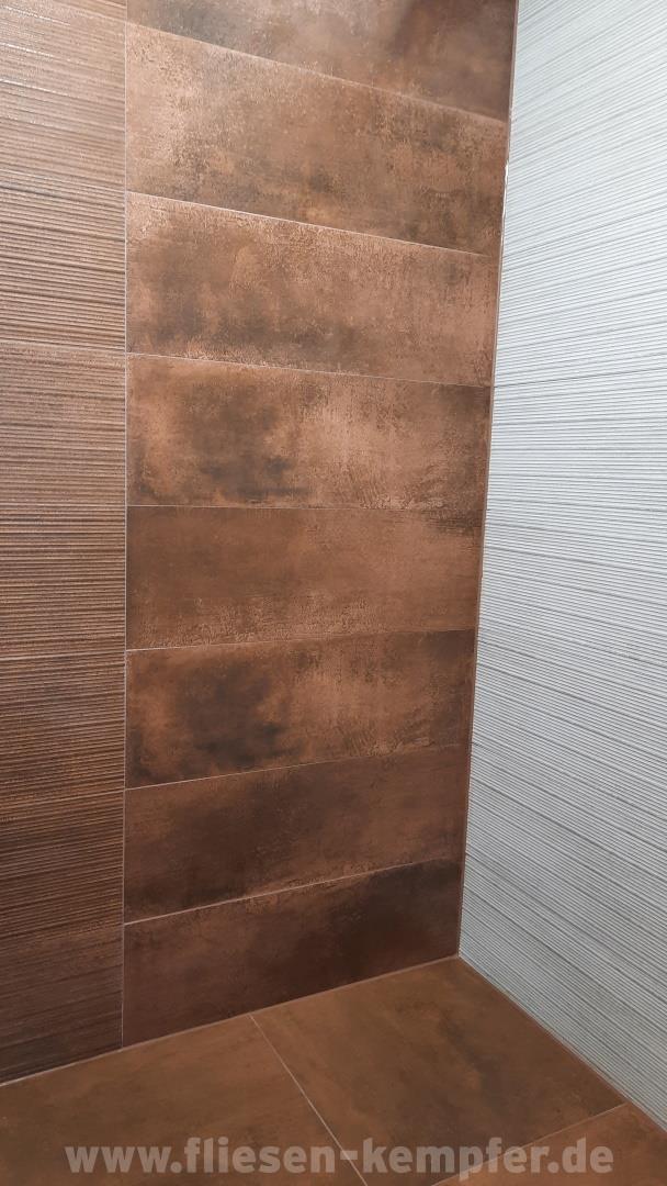 Wandfliese Kuuper oxid 30 x 90 cm