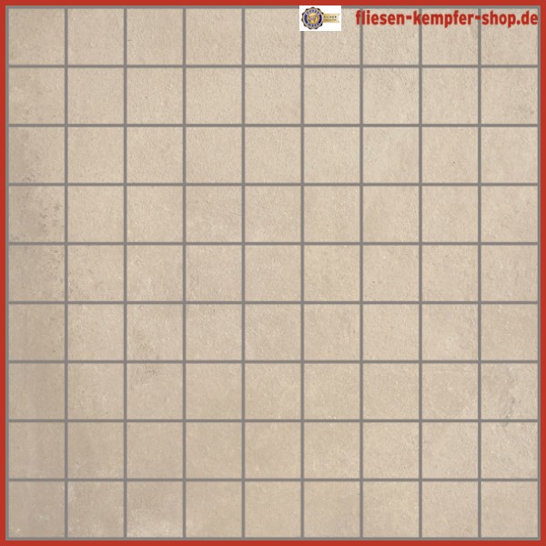 Mosaik Plan dunkelgrau 3.3x3.3 Stein / 30 x 30 Netz