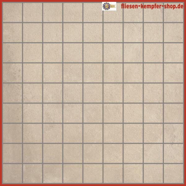 Mosaik Plan dunkelgrau 3.3x3.3 Stein / 30 x 30 Netz