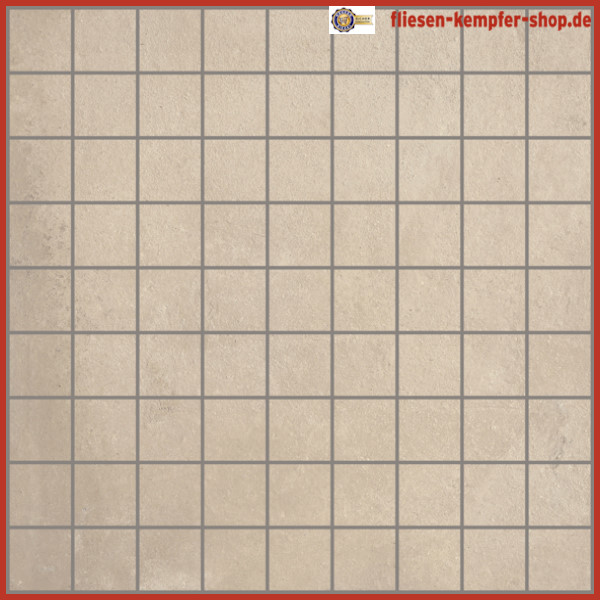 Mosaik Plan dunkelgrau 3.3x3.3 Stein / 30 x 30 Netz