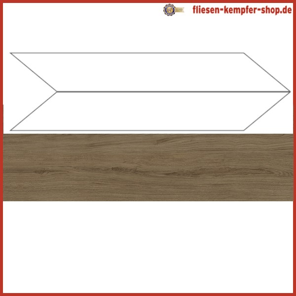 Mosaik Unity Walnuss Chevi natur, 2/10 x 60 cm