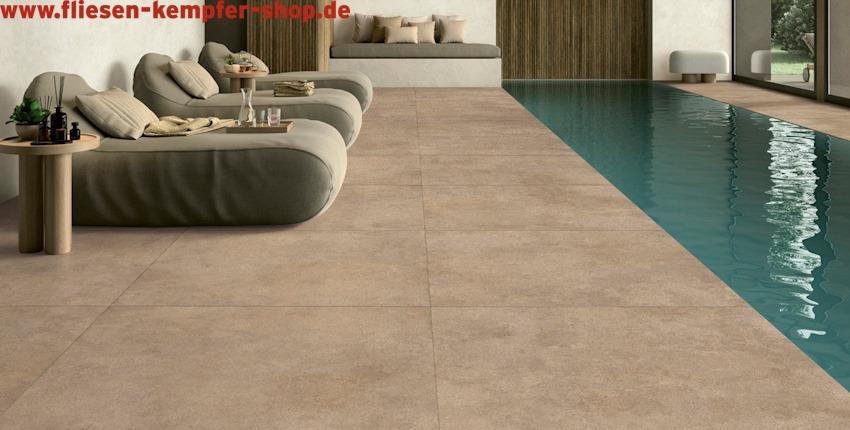 Fliese Milano amber 80x80 cm, Bodenfliese / Wandfliese