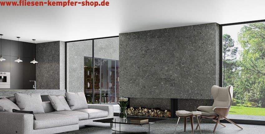 Fliese Pietra grafit 60x60 cm, Bodenfliese / Wandfliese