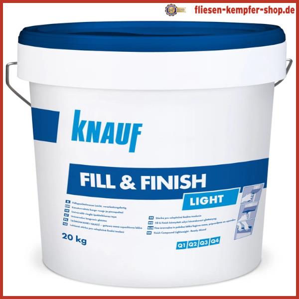 Knauf Fill & Finish light blau 20 kg Knauf Fill & Finish light blau 20 kg