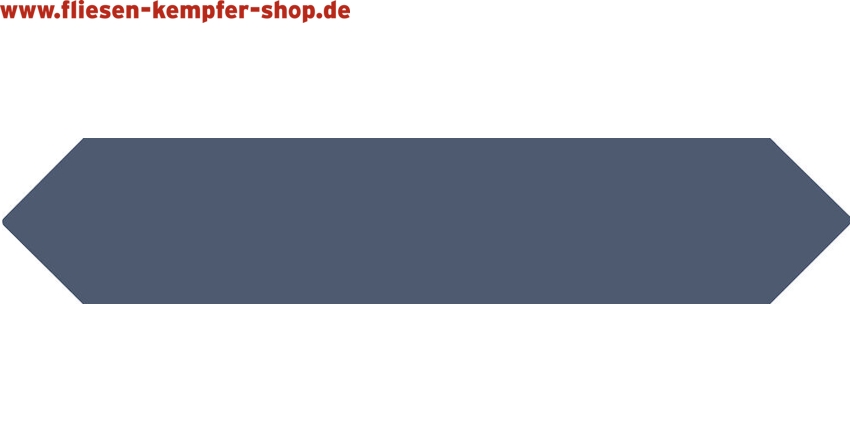 Wandfliese Time marineblau Picket 6,5x33,2 cm, Retro / Vintage