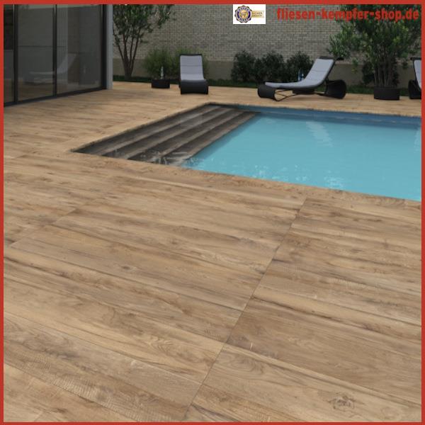 Terrassenfliese Malfoy Eiche 30 x 160 x 2 cm Outside-193