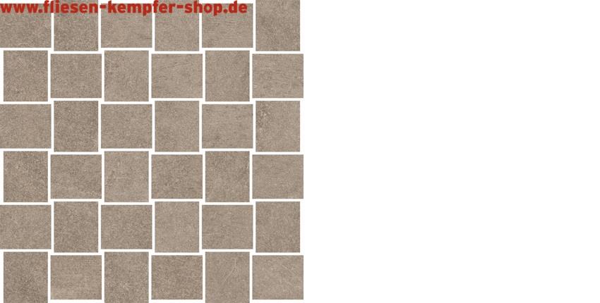 Mosaik Catania braun Welle 30x30 cm, Boden / Wand