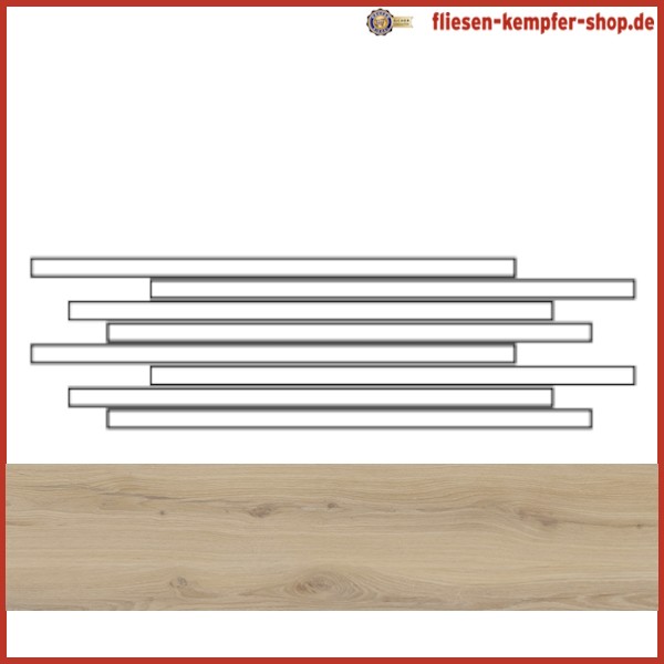 Mosaik Alpha Buche 20 x 60 cm