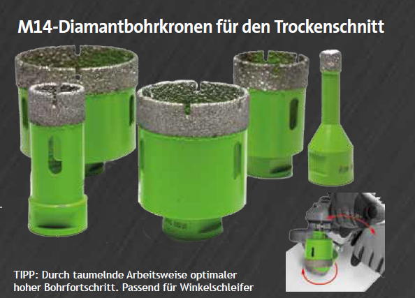 Hufa Diamantbohrkrone 22 mm 9605