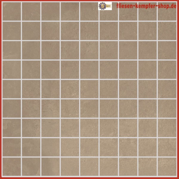 Mosaik Plan taupe 3.3x3.3 Stein / 30 x 30 Netz