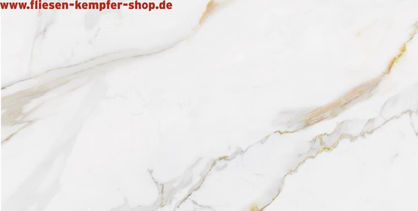 Fliese Mash Gold 60x120 cm Hochglanz poliert Bodenfliese / Wandfliese