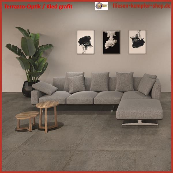 Fliese Kled grafit 60 x 60 cm