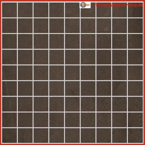 Mosaik Plan braun 3.3x3.3 Stein / 30 x 30 Netz