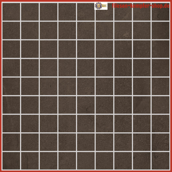 Mosaik Plan braun 3.3x3.3 Stein / 30 x 30 Netz