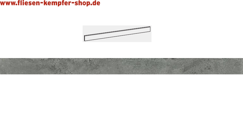 Sockel Milano sienna 6,5x120 cm