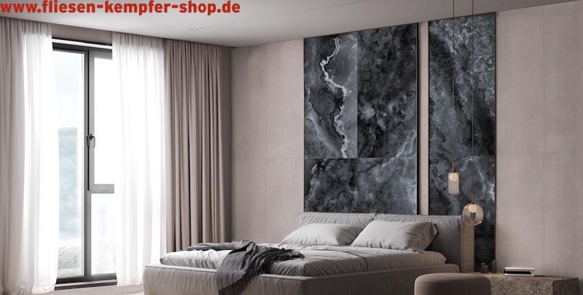Fliese Antoin Galaxy Hochglanz poliert brilliant 120x280 cm, XXL