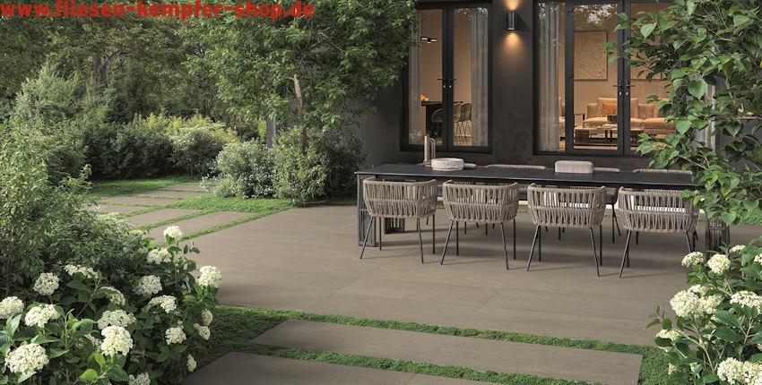 Terrassenfliese Baltina grau 60x120x2 cm, Outside-037