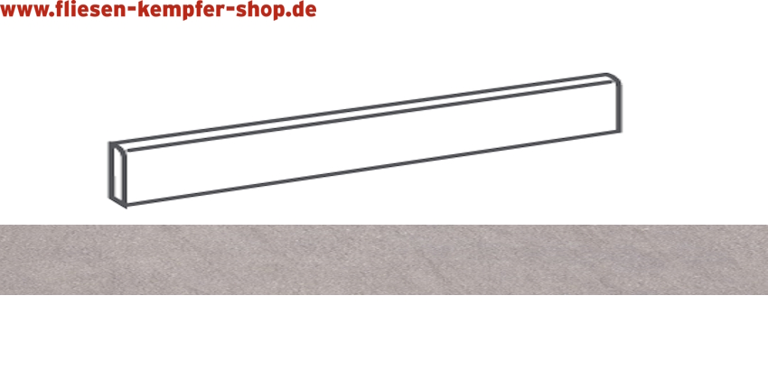 Sockel Baltina grau 4,6x60 cm